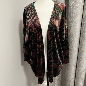 LOFT Velvet Kimono Type Jacket